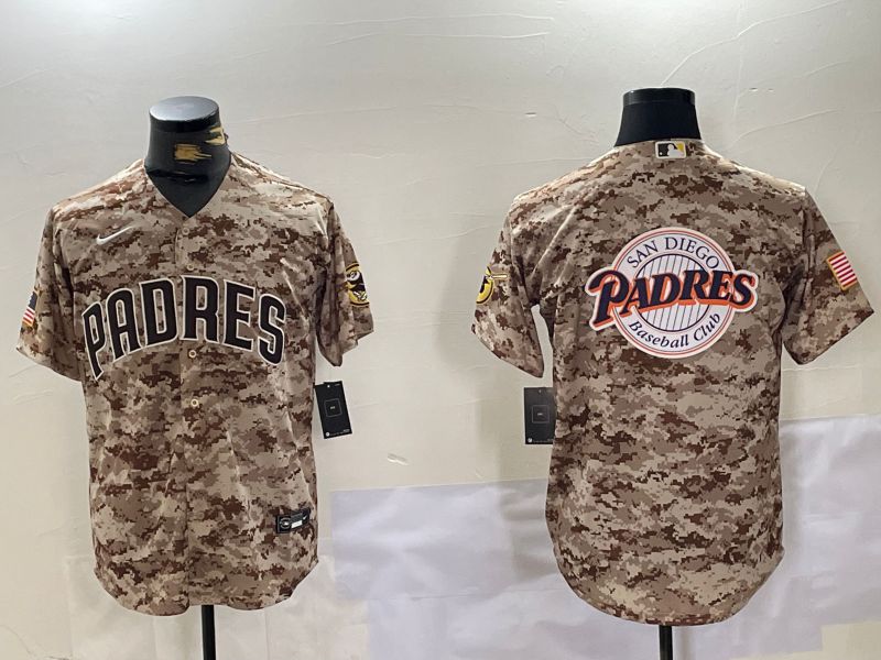 Men San Diego Padres Blank Camo Fashion 2024 Nike MLB Jersey style 9->indianapolis colts->NFL Jersey